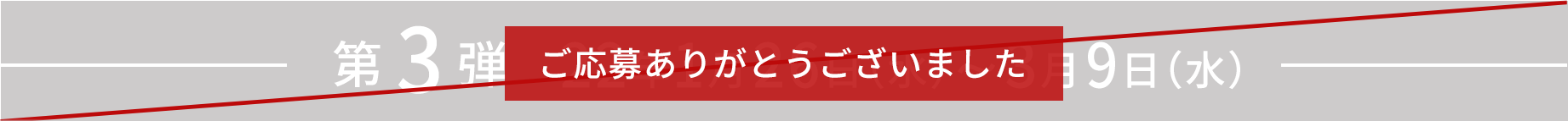 終了しました第3弾