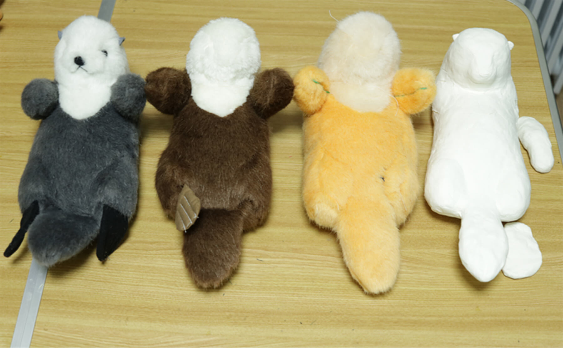 ぬいぐるみ「ラッコ」の完成から原型