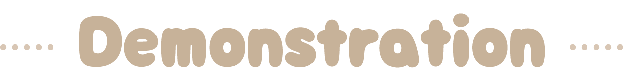 日本ホビーショー会場での実演